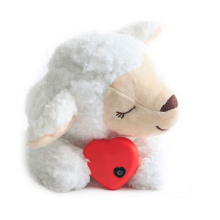 Customize Apparence Cute Puppy Accompany Aid Heartbeat Dog Plush Animal Toys For Pets